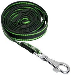 Поводок брезентовый, 1,6 м х 2,5 см, хаки,зелёный Пижон