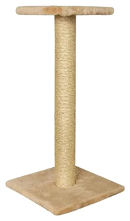 Когтеточка Пушок Зонтик, сизаль, 35х35х69 см, бежевый