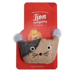 Игрушка для кошек Lion Котик с норкой