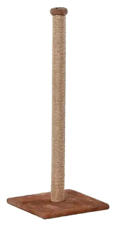 Когтеточка Пушок, джут, 30х30х54 см, коричневый