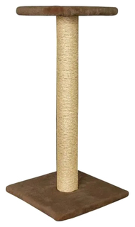 Когтеточка Пушок Зонтик, сизаль, 35х35х69 см, коричневый
