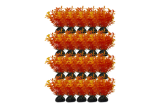 Декор для аквариума Mobicent Людвигия оранжевая, пластик, 20 шт, 10,5 см