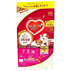 Сухой корм для собак BEAUTY PRO для укрепления иммунитета, цыпленок и морепродукты, 400 г