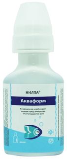 Кондиционер Нилпа Акваформ освобождает водную среду от экзопаразитов, 100 мл No Brand