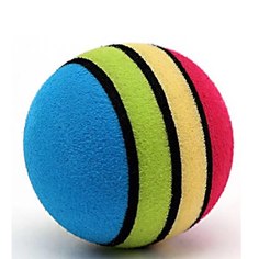 Игрушка для кошек SEPIA Мяч, мягкий, резиновый, разноцветный, 3,5 см, 1000 шт