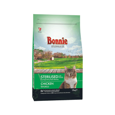 Сухой корм для кошек Lider Bonnie, для стерилизованных, курица, 1,5 кг Лидер