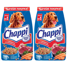Сухой корм для собак Chappi Говядина по-домашнему, 2,5 кг, 2 шт