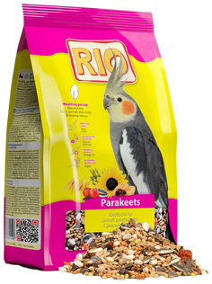 Сухой корм для средних попугаев RIO в период линьки, 500 г