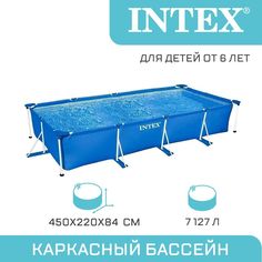 Каркасный бассейн Intex Small Frame 7405 28273 450x220x84 см