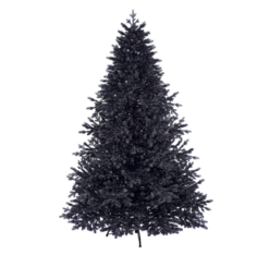 Искусственная елка черная 150 см, хвоя литая 100%, Max CHRISTMAS