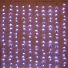 Гирлянда занавес на окно ВОДОПАД, 3х2.5 м, 360 холодных белых LED-огней, IP20, Serpantin