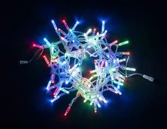 Светодиодная гирлянда 100 разноцветных LED, 10 м, прозрачный ПВХ, IP65, BEAUTY LED Laitcom