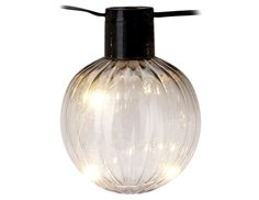 Садовая гирлянда, 10 теплых белых LED-огней, 1.8+5 м, уличная, Koopman International