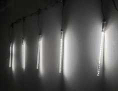 Светодиодная гирлянда 5*0.3 м, 240 холодных белых LED ламп, 5 м, IP44, BEAUTY LED Laitcom