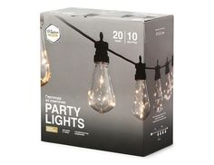 Светодиодная гирлянда из лампочек, 20 ламп, 100 тёплых белых микро LED, 10 м, Winter Deco