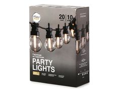 Светодиодная гирлянда, прозрачная, 20 тёплых белых LED-огней, 10 м, Winter Deco