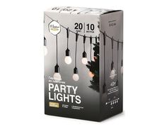 Светодиодная гирлянда-бахрома из лампочек, 20 тёплых белых LED-огней, 10 м, Winter Deco