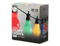 Гирлянда из лампочек Party Lights, 20 разноцветных LED-огней, 10 м, Winter Deco