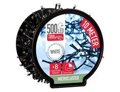 Светодиодная гирлянда на катушке 10 м, 500 холодных белых LED, IP44, Koopman International