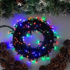Световая гирлянда новогодняя Нить 705568 20 м разноцветный/RGB No Brand