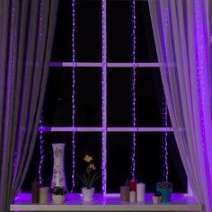 Гирлянда "Водопад" 2 х 1.5 м , IP20, прозрачная нить, 400 LED No Brand
