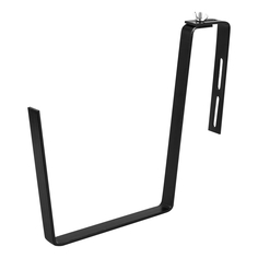 Крепление для балконного ящика регулируемое 2,2 x 31 x 24,5 см черное No Brand