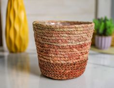 Плетеное кашпо ПАЙЯ, 20х17 см, Kaemingk