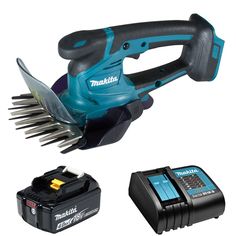 Ножницы для травы аккумуляторный Makita DUM604SM 18В - 16см Li-Ion 1x4Ач, з/у