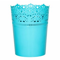 Горшок Serinova Crochet 11,5 х 14,8 см бирюзовый
