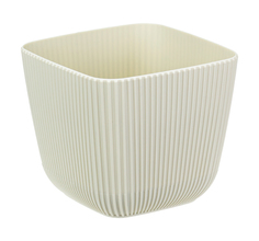 Кашпо IDEA Пиканто М 3209 белый ротанг, 150x150 мм, 1,8 л