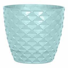 Кашпо Serinova Kapadokya 17,3 x 17,3 x 15,6 см голубое