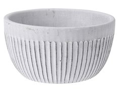 Декоративное кашпо РЭЙЕ, круглое, керамика, 20х12 см, Koopman International