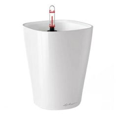 Кашпо Lechuza Deltini белое