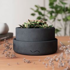 Цветочное кашпо MUSKO HOME MU-247-MT-10 1шт графитовый матовый