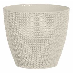 Кашпо Serinova Sumela 17,3 x 17,3 x 15,6 см бежевое