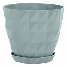 Горшок для цветов Serinova Crystal 16 x 16 см голубой