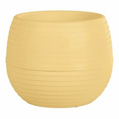 Кашпо для цветов Serinova Elvan colorful 1,3 л 13 х 12,5 см светло-желтое