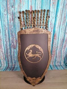 Каминный набор Щит-подставка Барс на 10 шампуров Монблан Shampurs