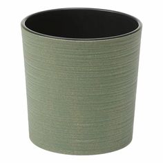 Кашпо Lamela Malwa Eco Dluto с вкладышем 19 х 19,5 см зеленое