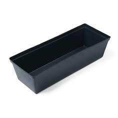 Ящик для рассады, 36x14x9 см, 3 л, чёрный, «Урожай-7» No Brand