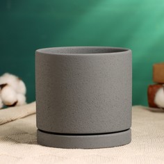 Кашпо TAKE IT EASY Мина 9943511, серый, 11х11х10 см