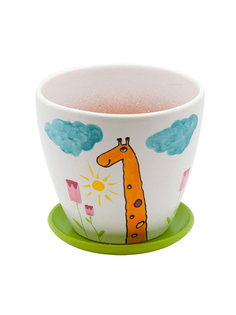 Цветочный горшок Вещицы BH-09-1]MAG 1шт белый