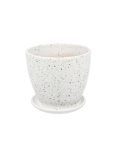 Цветочный горшок Вещицы BH-93-1]MAG 1шт белый