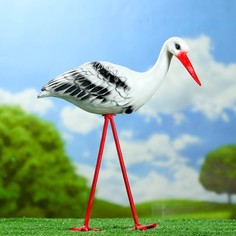 Садовая фигура "Аист" 16х15х35см Хорошие сувениры