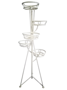 Подставка для цветов ЯРМАРКА-ТВЕРЬ Консул-5 слоновая кость ХТ7366СК на 5 горшков