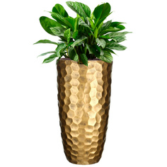 Цветочное кашпо Idealist Lite Мозаик ваза MVASE41-GLD 104 л золотистый 1 шт.