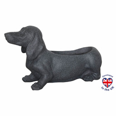 Цветочное кашпо Idealist Lite Собака DOG-ONE-BLK-50 7,7 л черный 1 шт.