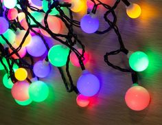 Светодиодная гирлянда Вишенки 120 разноцветных LED ламп 9 м, черный ПВХ, IP44, Kaemingk