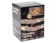 Светодиодная гирлянда, 60 теплых белых LED-огней, 4+1 м, Koopman International