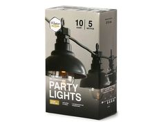 Светодиодная гирлянда, чёрные, 10 экстра тёплых белых LED-огней, 5 м, Winter Deco
